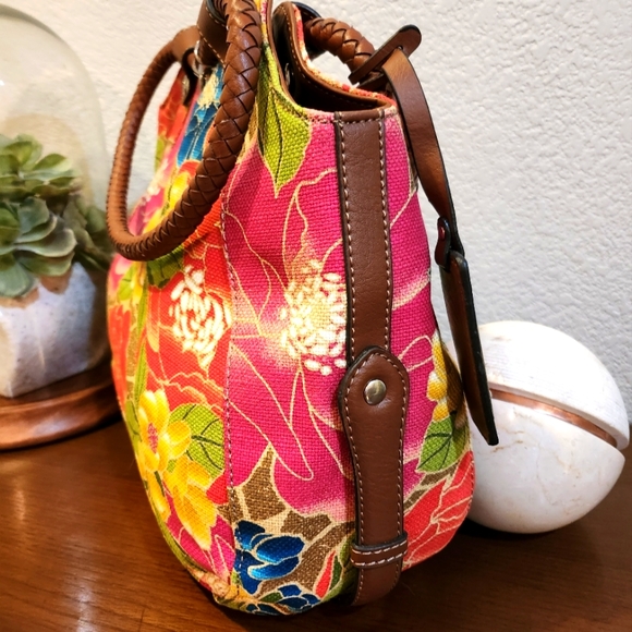 NWT Kim Rogers Floral "Nikki Ring" Shoulder Bag/Satchel - Picture 8 of 14
